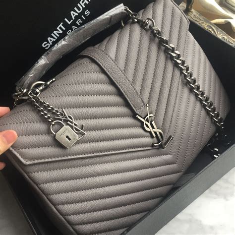 ysl college bag colors|ysl college bag large grey.